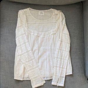 Sezane lace top - size 38